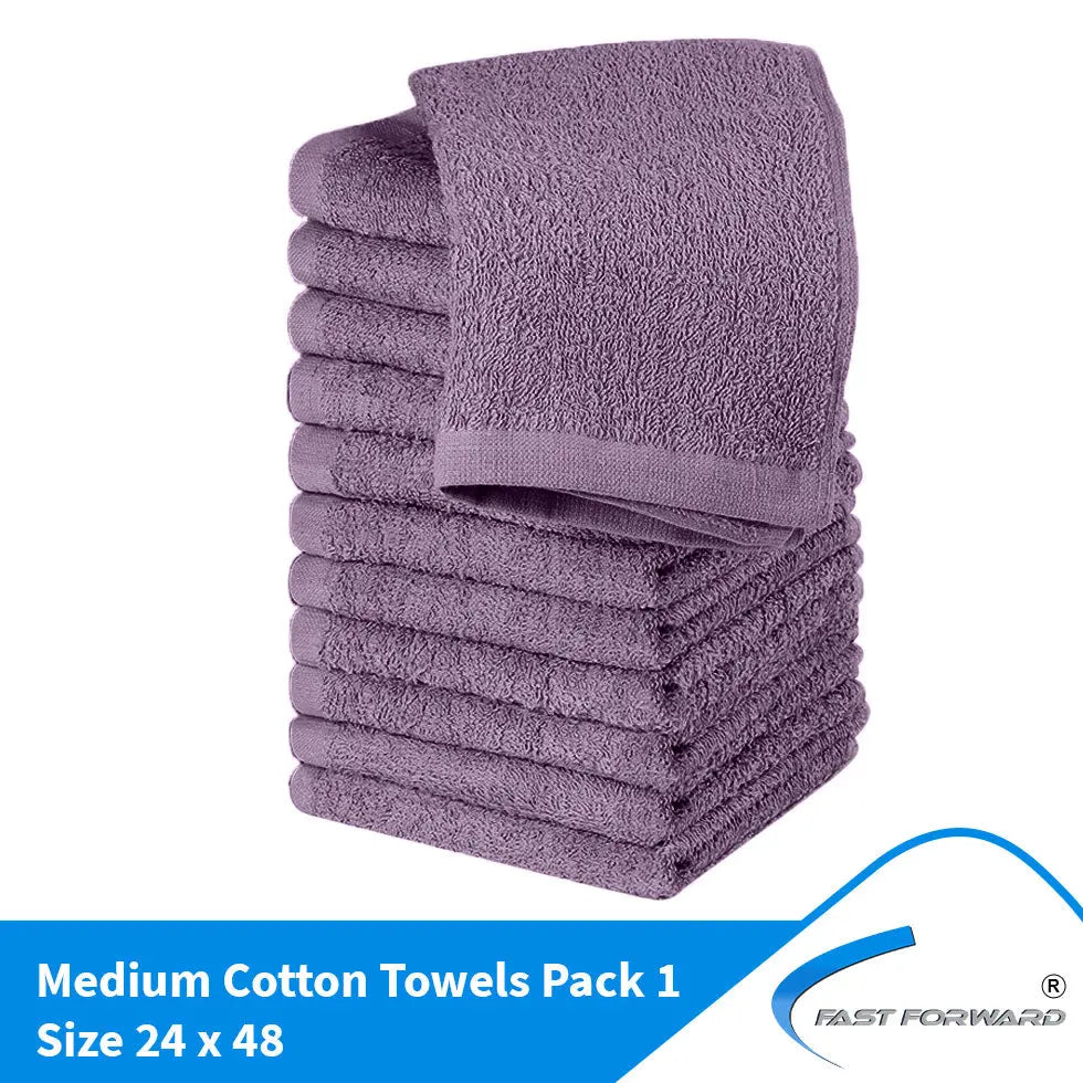 Luxury Cotton Washcloth Towel Set Champagne 12x12 100% Cotton 12 Pack Fast Forward