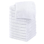 Luxury Cotton Washcloth Towel Set Champagne 12x12 100% Cotton 12 Pack Fast Forward