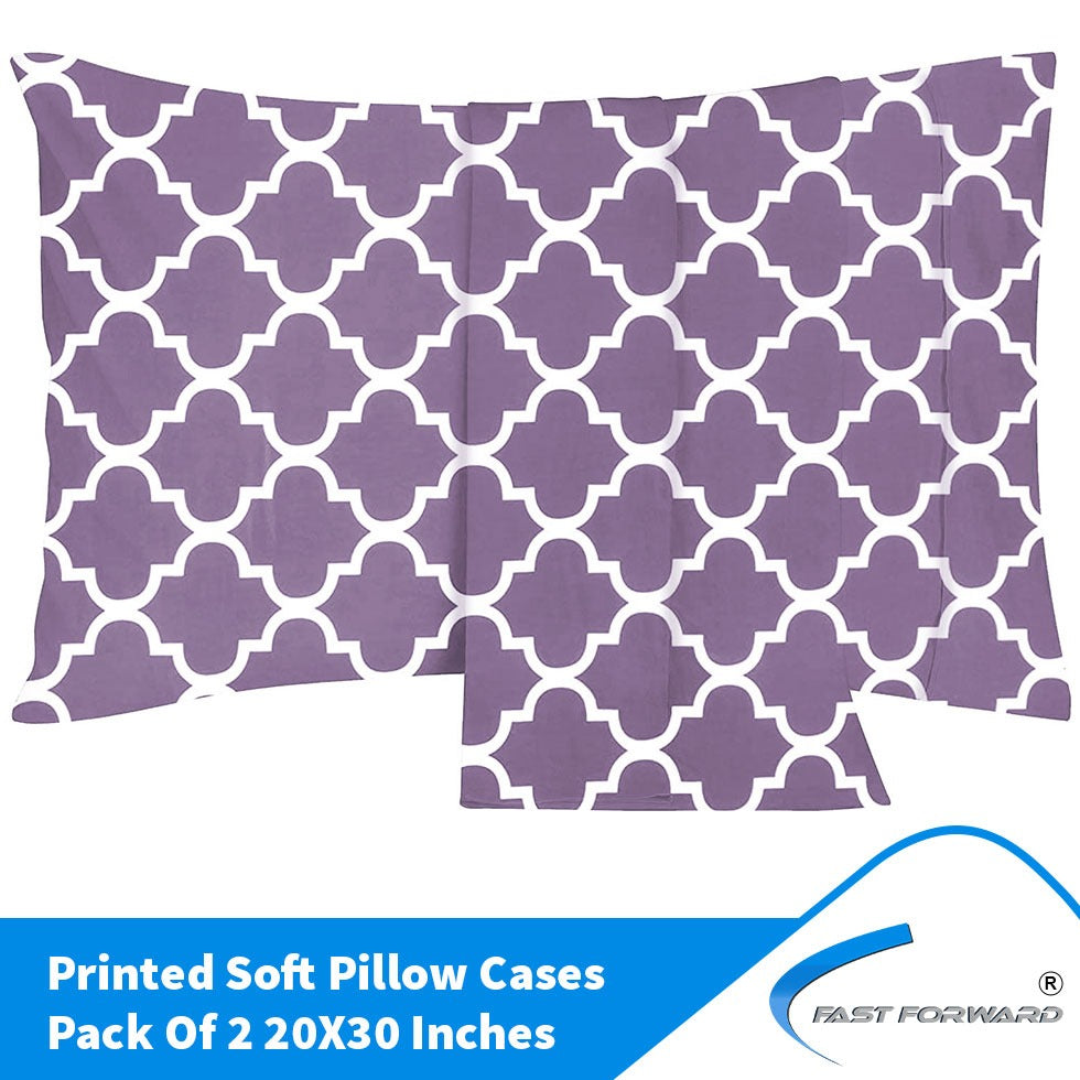 Pillowcases Printed 2 Pack Envelope Closure Pillow Covers Fast Forward