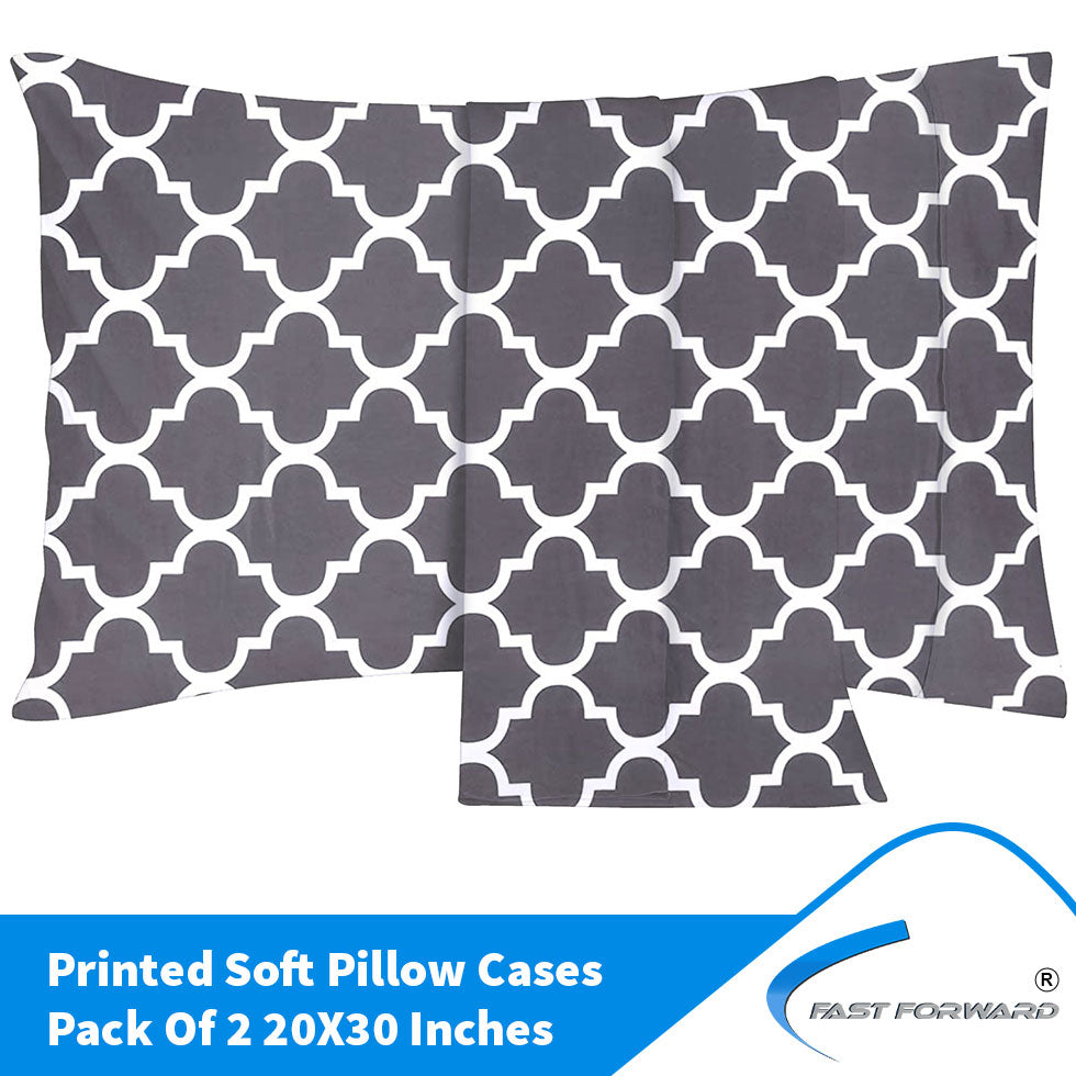 Pillowcases Printed 2 Pack Envelope Closure Pillow Covers Fast Forward
