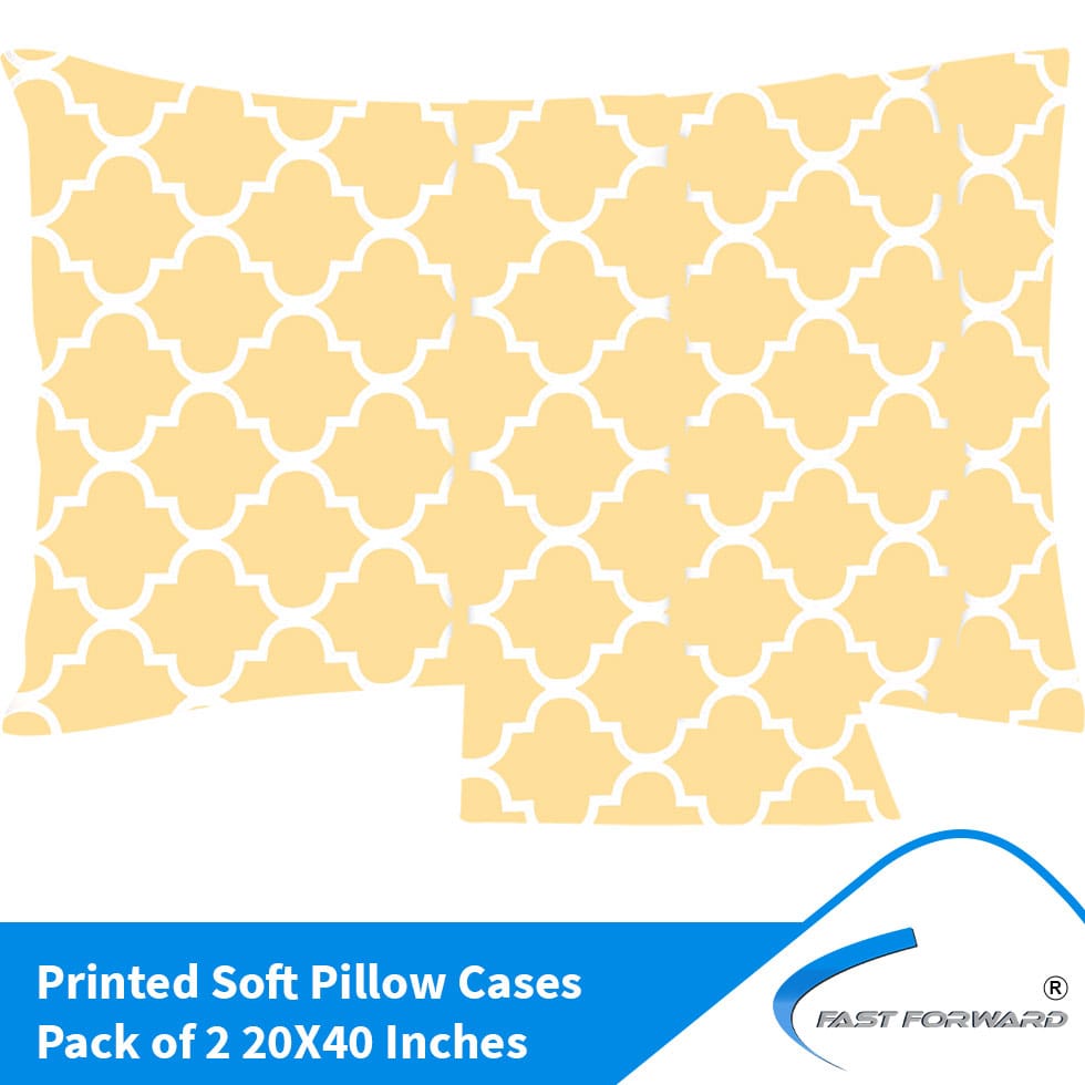 Pillowcases Printed 2 Pack Envelope Closure Pillow Covers Fast Forward