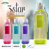 Safari Bottles - 3 Star Water Bottle 600 ml