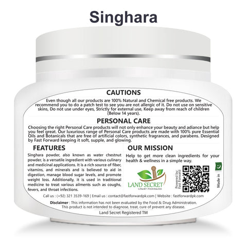 Singhara | Water Chestnut Powder - Health Advantages and Versatile Uses of Singhara Powder 100g