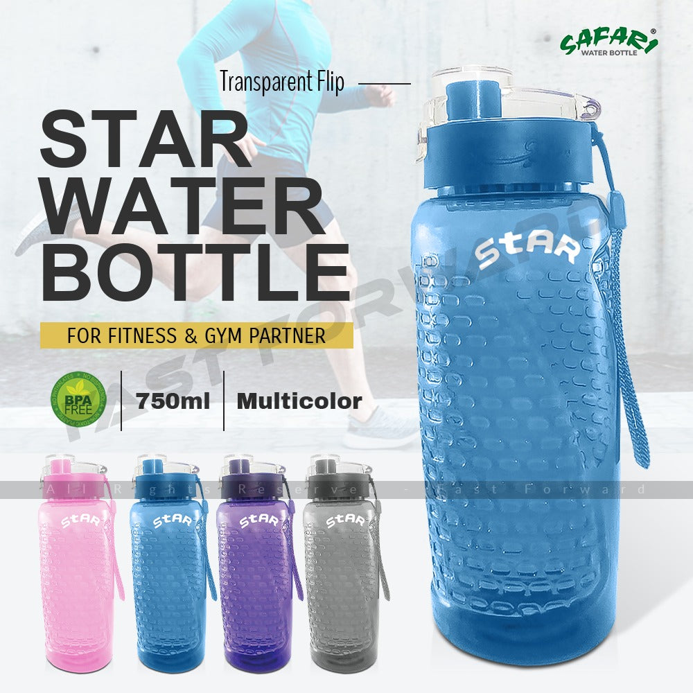 Safari Star Water Bottles Motivational Fitness Sports Water Bottle Safari Bottles