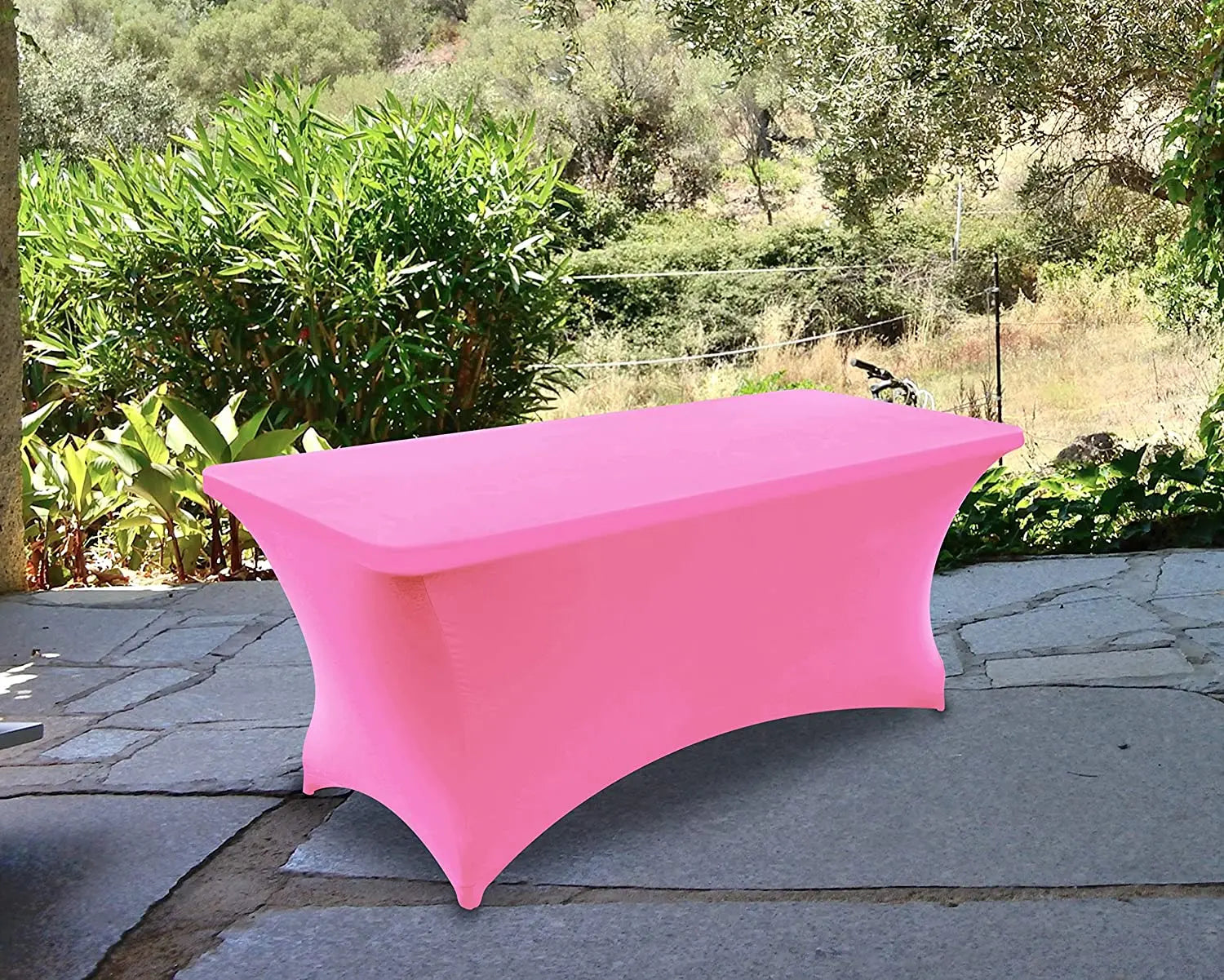 Table Cover Stretchable Tight Fit Spandex Table Cover for Event & Parties - Fast Forward