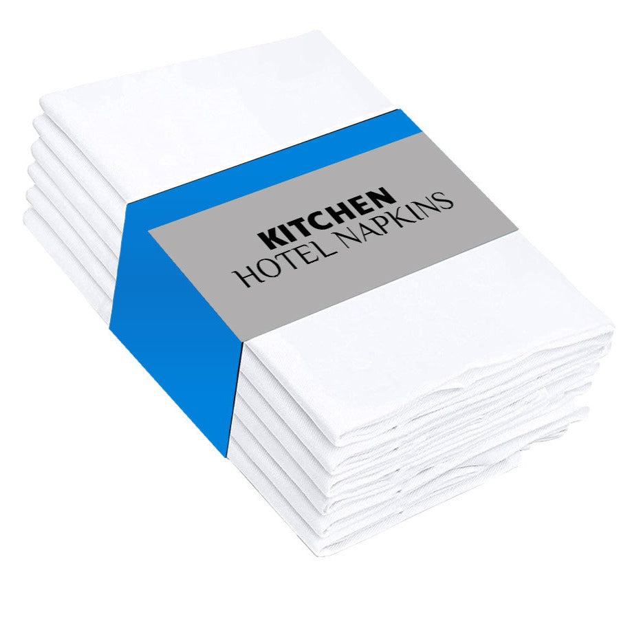 Dinner Napkins 18 by 18 Inches Cotton Blend Soft Durable Napkins Fast Forward