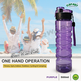 Bravo MAX Water Bottle With Leak Proof Flip Top BPA Free For Fitness Gym Indoor Outdoor Safari Bottles