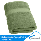Towels Medium Cotton Bath Towel, (24 x 48 Inches) for Spa Pool and Gym Fast Forward
