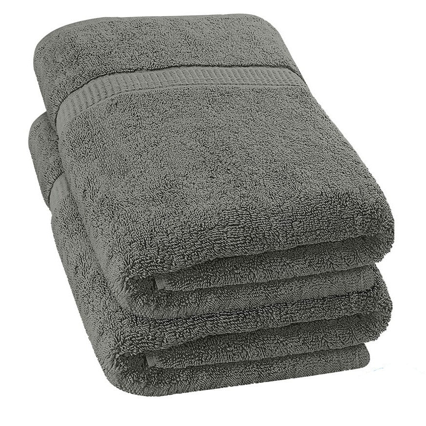 Bath Towel Premium Cotton Luxury Bath Sheet 27 X 54 inches Pack of 2 Fast Forward