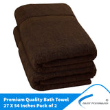 Bath Towel Premium Cotton Luxury Bath Sheet 27 X 54 inches Pack of 2 Fast Forward