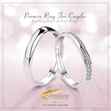 Promise Opening Couple Ring 925 Sterling Silver Jewelicious