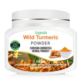 Organic Wild Turmeric powder for face  Kasthuri manjal  Curcuma Aromatica  Amba haldi  Promotes glowing skin 100 GM Land Secret