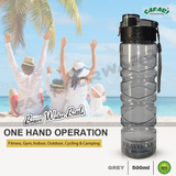 Bravo MAX Water Bottle With Leak Proof Flip Top BPA Free For Fitness Gym Indoor Outdoor Safari Bottles