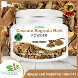 Cascara Sagrada Bark Powder Colon Cleanse Detox — Natural Cleanse and Stool Softener, Healthy Weight Loss Products 100 gm Land Secret