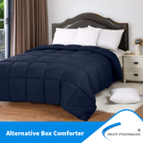 Comforter Razai Ultra Soft Down Alternative Comforter - Plush Siliconized Fiberfill Duvet Insert - Box Stitched All Season Fast Forward