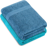 Luxury Cotton Bath Towels Best Quality Pack of 2 Fast Forward