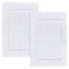 Bath Mats Cotton Banded 100% Ring Spun Cotton Pack of 2 Fast Forward