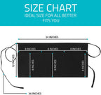 Waist Short Apron 3 Pocket for Men Women, Kitchen, Restaurant and Crafting Pack of 2 Fast Forward