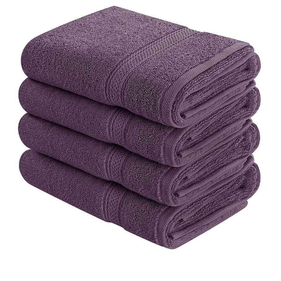 Extra Large Hand Towels 100% Cotton 16 X 28 inches Pack of 4 Fast Forward